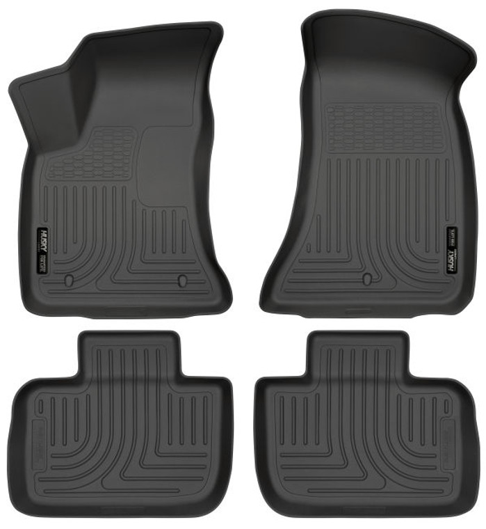 Custom Fit WeatherBeater Floor Liner | Black Rubber | Molded Fit | for Dodge Charger Chrysler 300 (2011-2023)