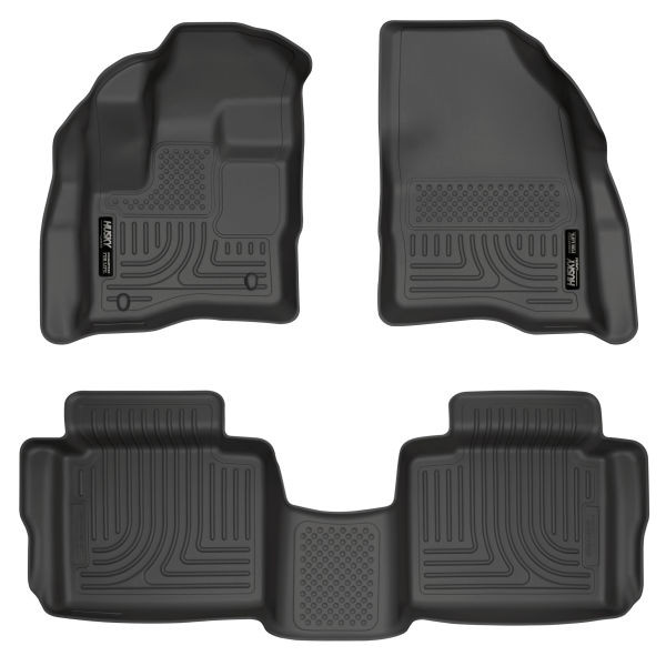 Ultimate Molded Fit Black Rubber Floor Liners|2010-2019 Ford Taurus