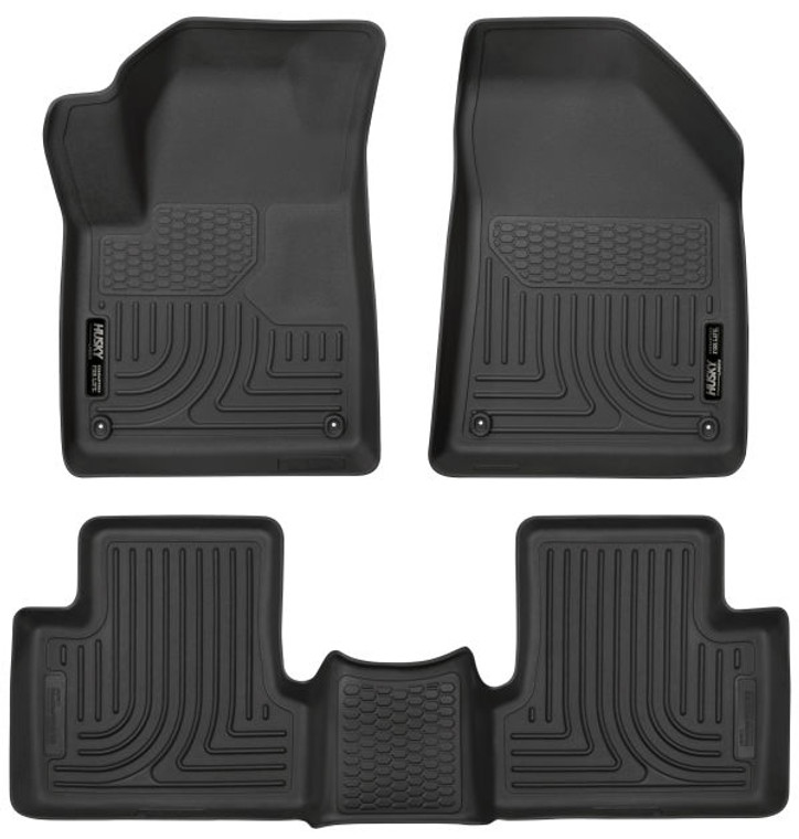 Ultimate Protection for 2015-2019 Jeep Cherokee | Fits Perfectly | Husky WeatherBeater Floor Liner