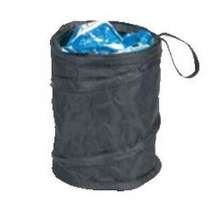 Hopkins MFG | Pop Up Trash Can | Easy to Use Collapsible Design | Spill-Proof Liner | Prevents Tipping and Rolling