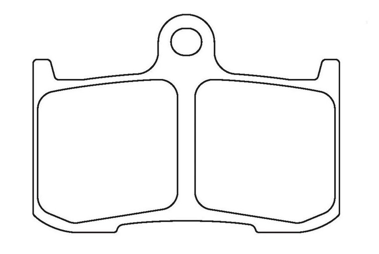 V-Twin Sintered Metallic Brake Pads | Hawk Performance
