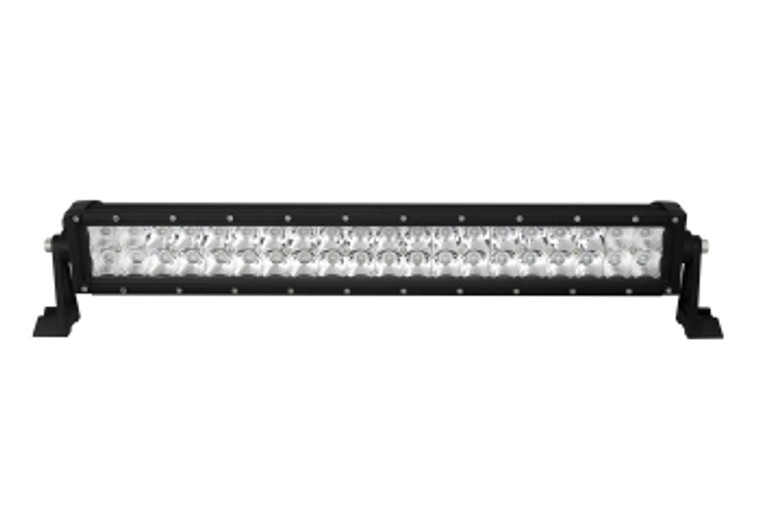 Hella Light Bar 357208101 Optilux Sport; LED; 22 Inch Length; 40 Clear Bulb; 120 Watt; Combo Beam; 4300 Lumens; Clear Polycarbonate Lens; Black Aluminum Housing; Surface Mount/21-1/2 Inch Mounting Bolt To Mounting Bolt; With Aluminum Alloy Brackets