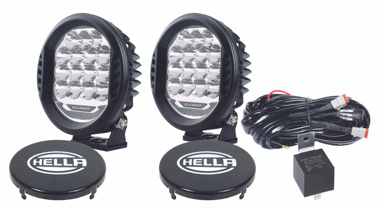 Enhance Visibility with Hella ValueFit 500 LED Driving/ Fog Light | 2100 Lumens | Set of 2