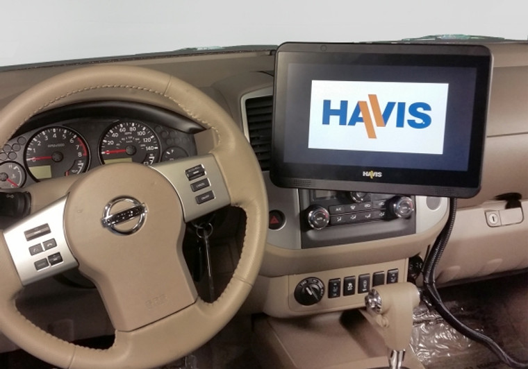 Revolutionize Your Nissan Frontier Cab with Havis Video Monitor Mount | Fits 2011-2021 Models | Ultimate Dashboard Solution