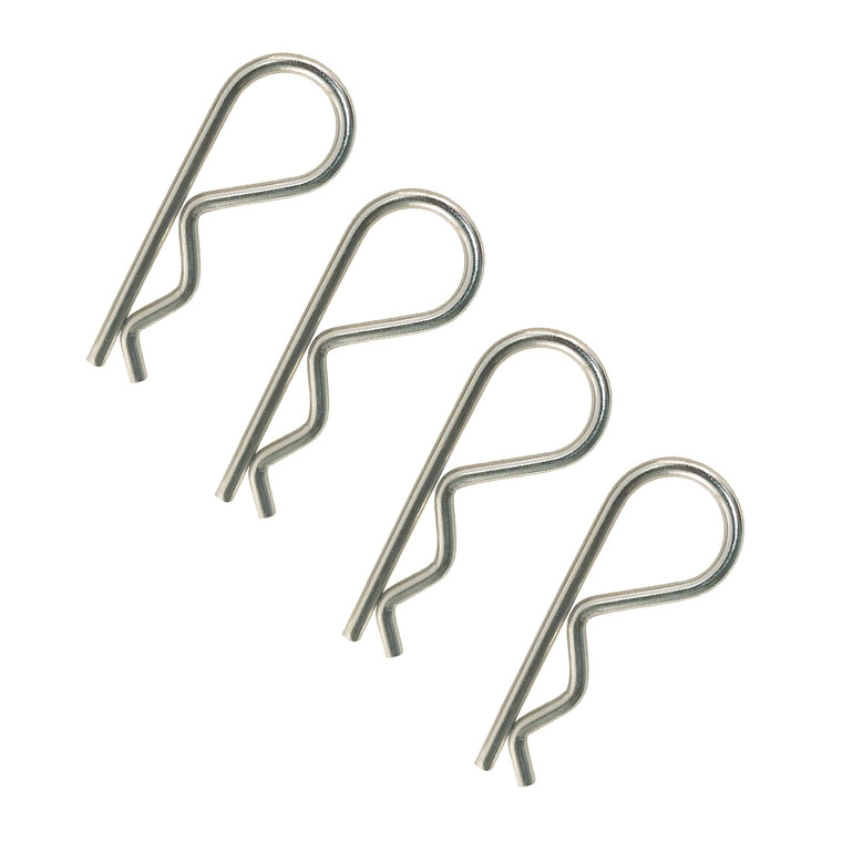 Husky Towing 5/8 Inch Trailer Hitch Pin Clip Pack Of 4 | Spring Clip, Zinc Plated, Fully Universal