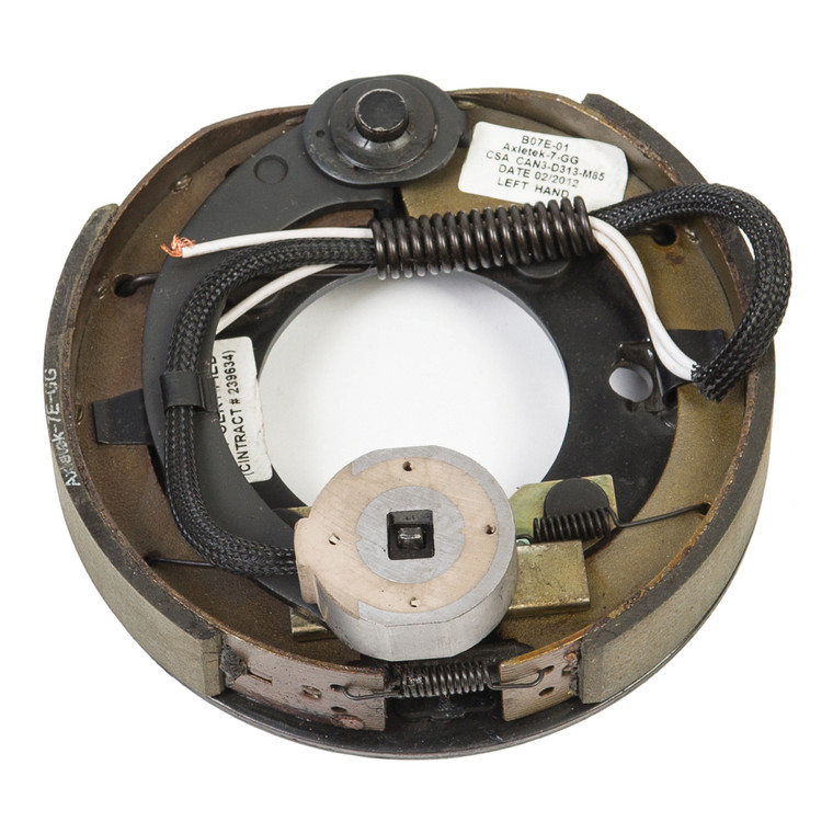 Husky Towing Trailer Brake Assembly | 7" Diameter x 1-1/4" | Electric Brakes | Left Position