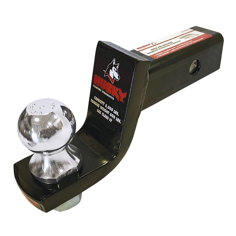 Husky Towing Trailer Hitch Ball Mount | Class III/ IV | Fits 2 Inch Receiver | 6000lb Capacity | Easy Install