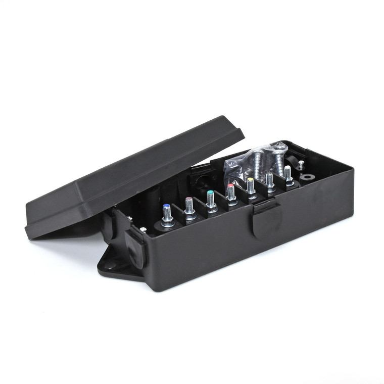 Husky Towing Wire Terminal Block | Attaches 7 Wires Easily | Rugged Nylon Construction | Weather-Resistant