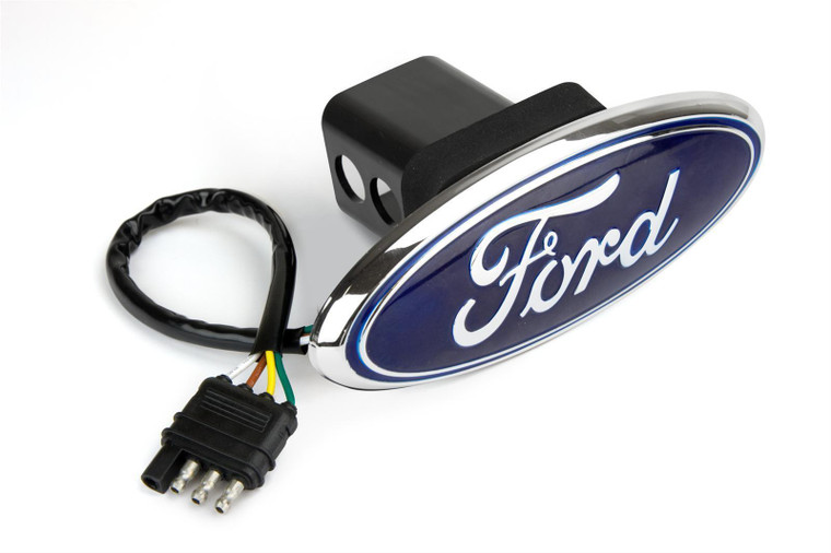 TFP Chrome Plated Emblem | LED FORD Logo | Fits Various 2004-2014 Ford F-150 Grilles