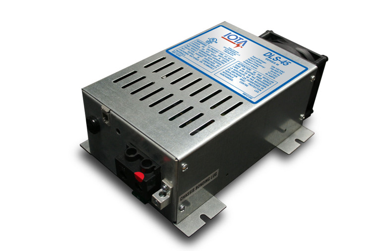 IOTA DLS Series Power Converter | Converts 108-132V AC to 13.6V DC | 600W Continuous, 45A Output