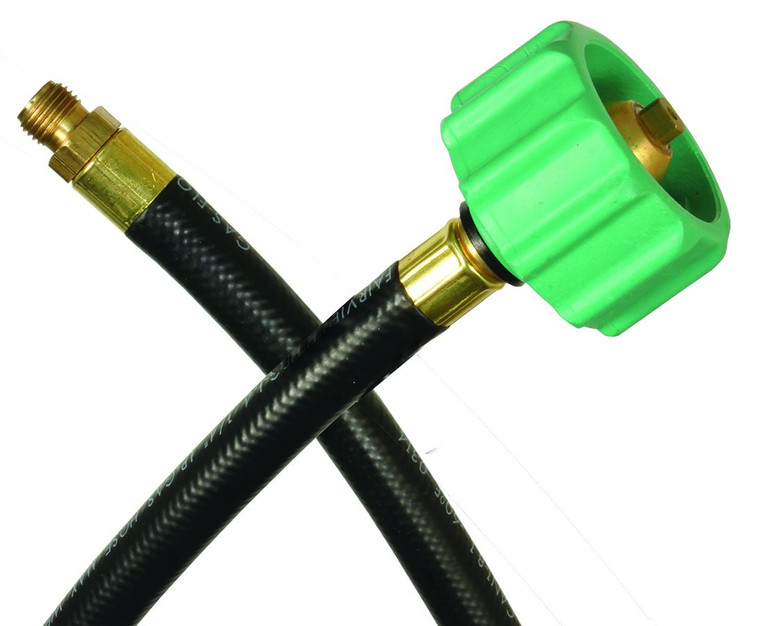 Upgrade Your LP Gas System | JR Products 60 Inch Propane Hose | 1/4 Inch Rubber, QCC Type 1, UL/CSA Approved