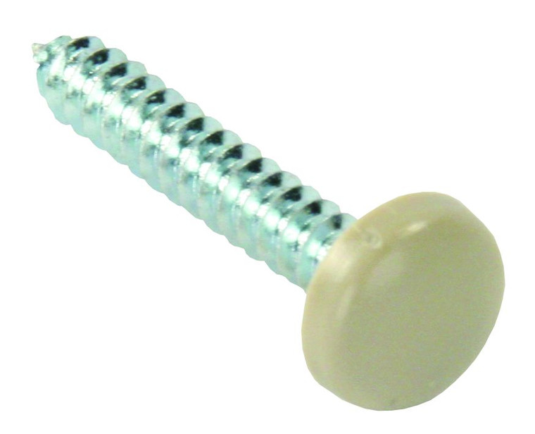 Enhance your project with JR Products Kappet Screws | #8 x 1 Inch | Beige Covers | Set of 14