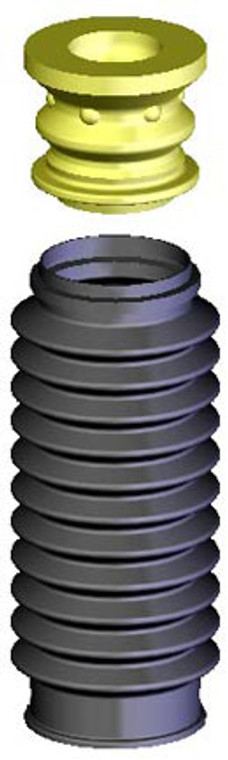 Ultimate Protection for Strut Shafts | Black Shock Absorber Boot by KYB Shocks