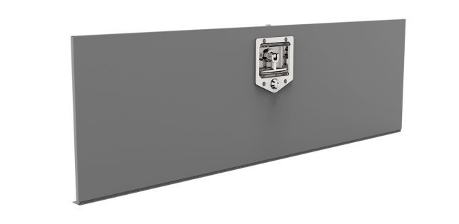 Holman Van Storage Door Kit | Fits 42 Inch Shelf Unit | Lockable Steel Door | Heavy-Duty T Handle | Gray