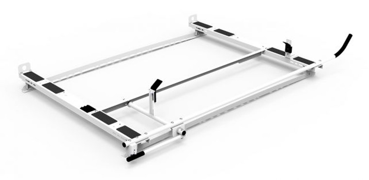 Heavy Duty Van Ladder Rack | Fits Various Vans | Clamp & Lock Arm | Roof Mount | No Drill Install