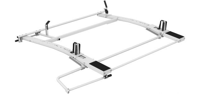 Holman Ladder Rack 4GMSCD Rain Gutter Mount; Multi-Fit; Powder Coated; White; Steel
