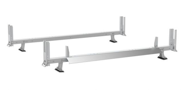 ProMaster City Ladder Rack | White Aluminum Set Of 2 | Fits Various 2015-2022 Models