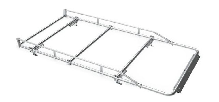 Fits 2010-2021 Ford Transit Connect Holman Ladder Rack 4TCAMR Pro III Series; 200 Pound Capacity; Top Mount Bolt-On Mount; Multi-Fit; Aluminum
