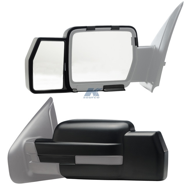 Enhance Your Ride with K-Source Towing Mirror Pair | Fits Various 2009-2014 Models, Ford F-150 | ECE Qualified, Easy Install