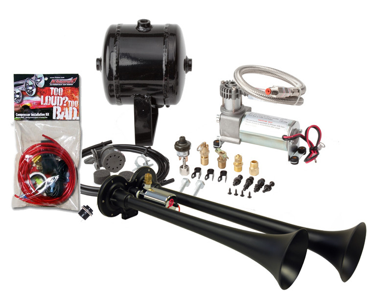 Kleinn ProBlaster  Air Horn Kit | Dual Tone, Longest Trumpet, Made in USA