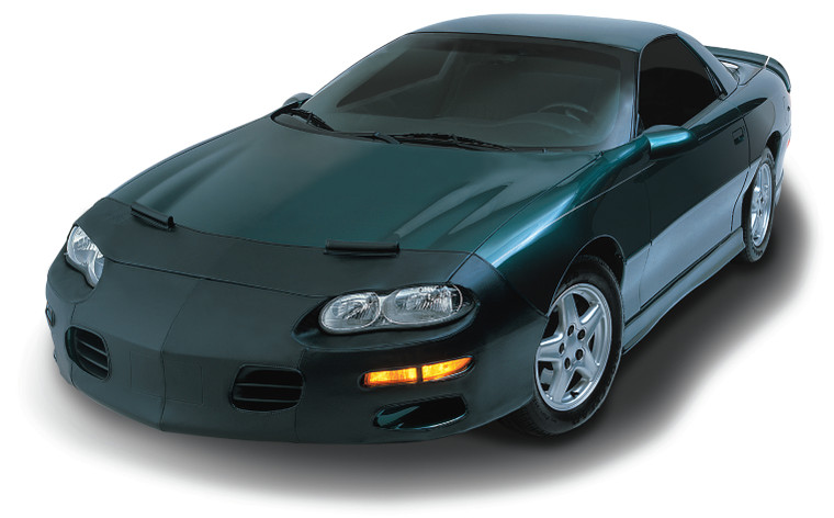 Custom Fit Black Leather Front End Hood Bra | For Chevrolet Camaro 2010-2013