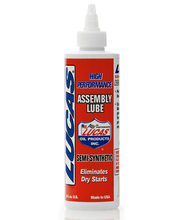 Lucas Oil Assembly Lube | Prevent Dry Starts, Perfect for Engine Building | 8oz Single Bottle