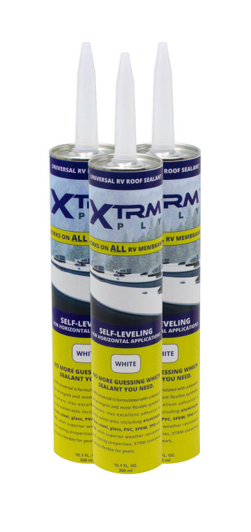 LaSalle Bristol Roof Sealant 270341433 RMA XTRM-PLY; Use To Seal and Secure Roof Edges/Air Vents; Self-Leveling Paste; Gray; 10.1 Ounce; Single