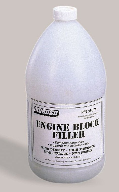 Moroso Engine Block Filler | Epoxy Based One Gallon | Prevents Cracks, Improves Seal, Dampens Vibrations