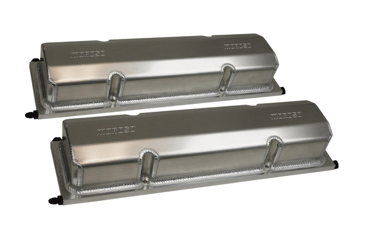 Dominate races with Moroso Perfomance Valve Covers for Chevy Small Block V8 | Billet Aluminum Construction for Superior Sealing and Oil Distribution