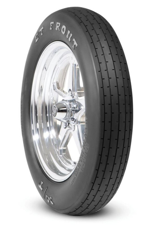 Mickey Thompson Drag Race Tire | ET Front P24.0 x 4.5-15 | Ultra-Lightweight Nylon Design | Non-Directional Tread
