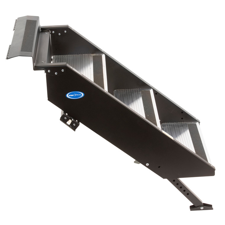 Upgrade Your RV Entry with MOR/ryde Gen 2 3 Manual Folding Steps | 500lb Capacity | Lightweight &Durable Design