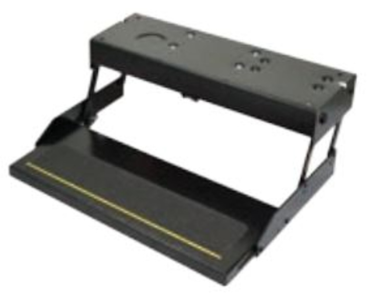 Lippert Components Series 36 Electric Folding Step | 30 Inch Width x 10-3/4 Inch Depth | Up To 750lb Weight | Heavy Duty Steel Construction