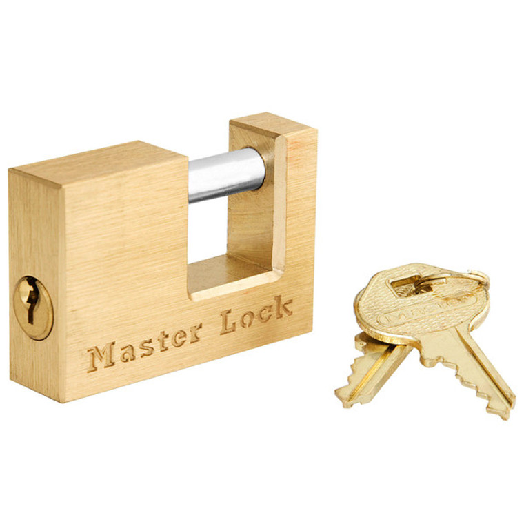 Master Lock Solid Brass Padlock | Precision Pin Tumbler | 3/4 Inch Shackle, Rust Resistant