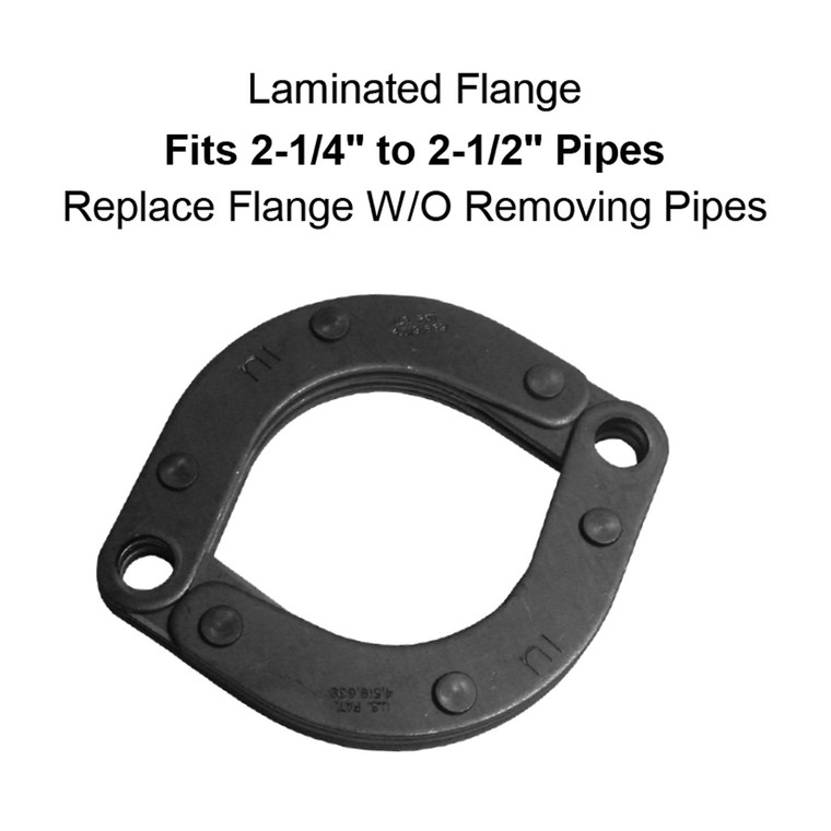 Upgrade your exhaust system with Nickson Exhaust Pipe Flange | High Quality Material for Superior Performance | Fit 2-1/4 to 2-1/2 Inch Pipes