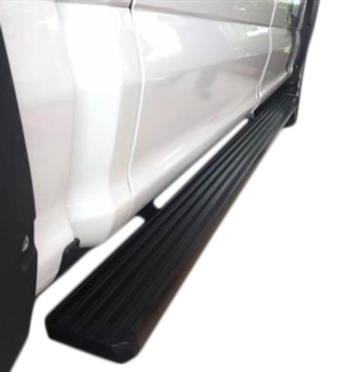 Ultimate Protection! Running Board for Toyota 4Runner | 6.5" Step Area, Textured Black Steel, 250lb Capacity