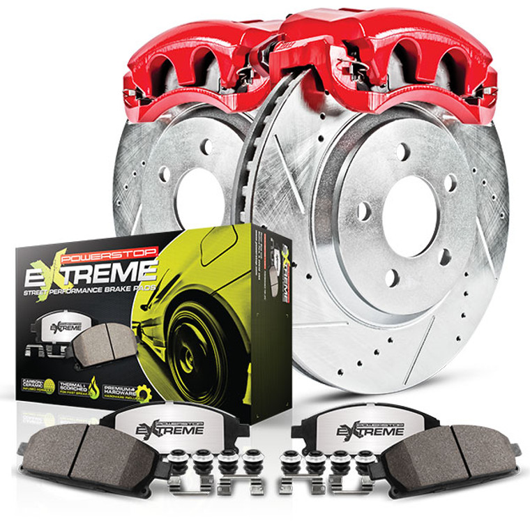 Upgrade Your Braking Power | Power Stop Z36 Carbon Fiber Ceramic Brake Kit | Fits 2010-2020 Ford Expedition,F-150 & Lincoln Navigator