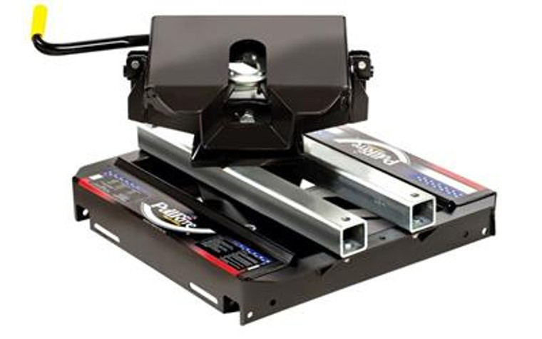 PullRite Fifth Wheel Trailer Hitch 4100 SuperGlide; Includes Head and Head Support; 16000 Pounds Weight Carrying Capacity; 14 Inch Slide; Dual Pivot; Requires Mounting Kit