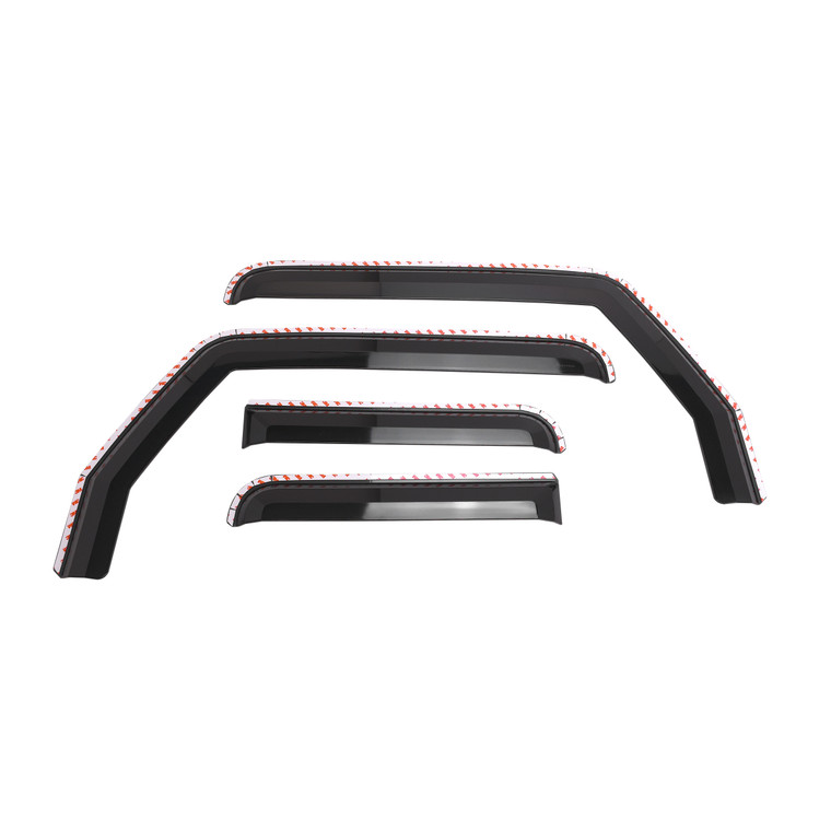 Enhance Your Jeep: Wrangler JL, Gladiator JT | 2018-2023 | Rainguard Set of 2 | Low Profile, Smoke Finish