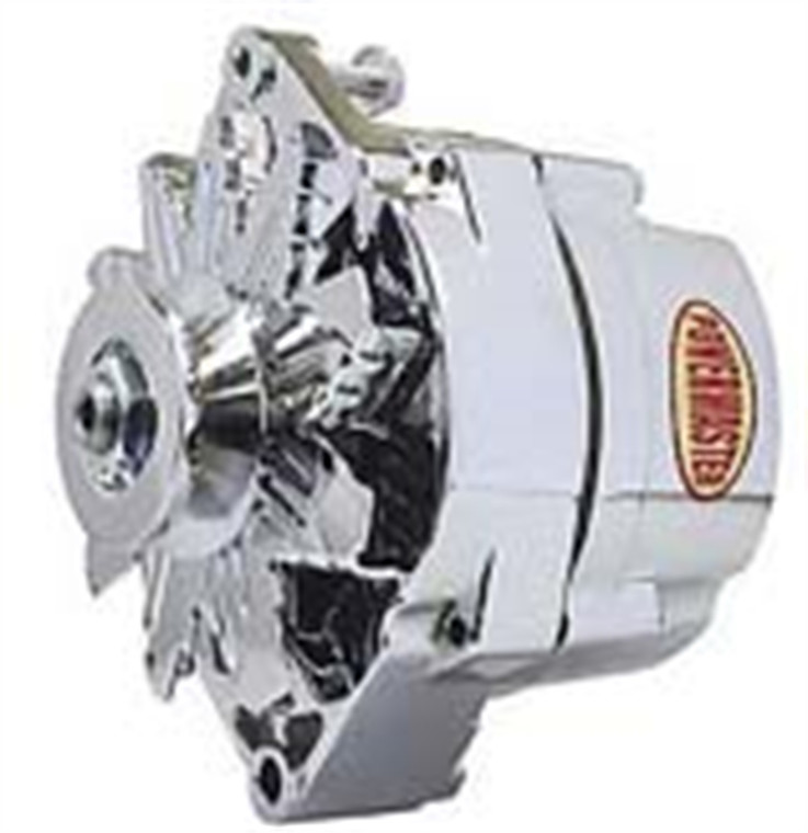 Chrome Plated GM 10DN Style Alternator | 70 Amp Output | Retro Style Look