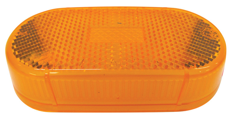 Peterson Mfg. Oval Amber Lens | Fits Series 106A/R, 108WA/ WR | USA Made, 1-Year Warranty