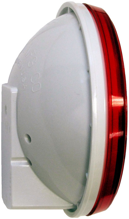 Peterson Mfg. Round Red Lens Trailer Light | Stop/ Turn/ Tail | Waterproof Seal | Long Life Bulb | 12-Volt | Non-Submersible