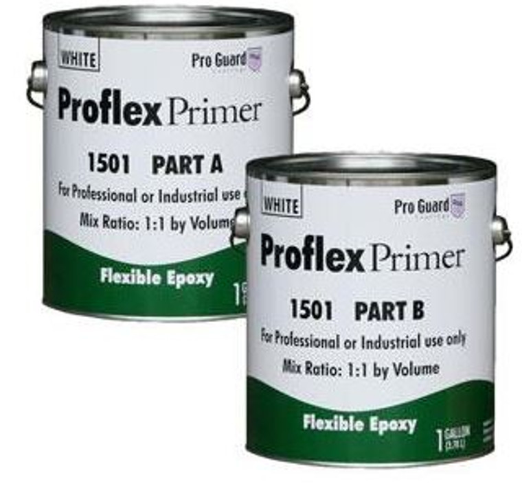 Pro Guard Proflex Primer | Prevent Swelling | White 2 Quart | Recoat Surface for Adhesion