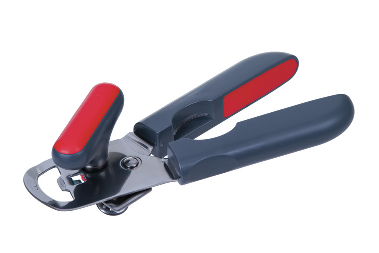 Progressive Manual Can Opener | Opens Cans/ Pull-Tabs/ Bottle Caps | Ergonomic Grip | Dishwasher Safe