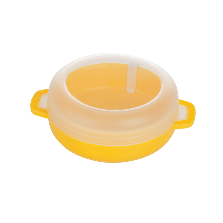 Progressive International Sandwich Maker | Round Yellow Microwave Cookware