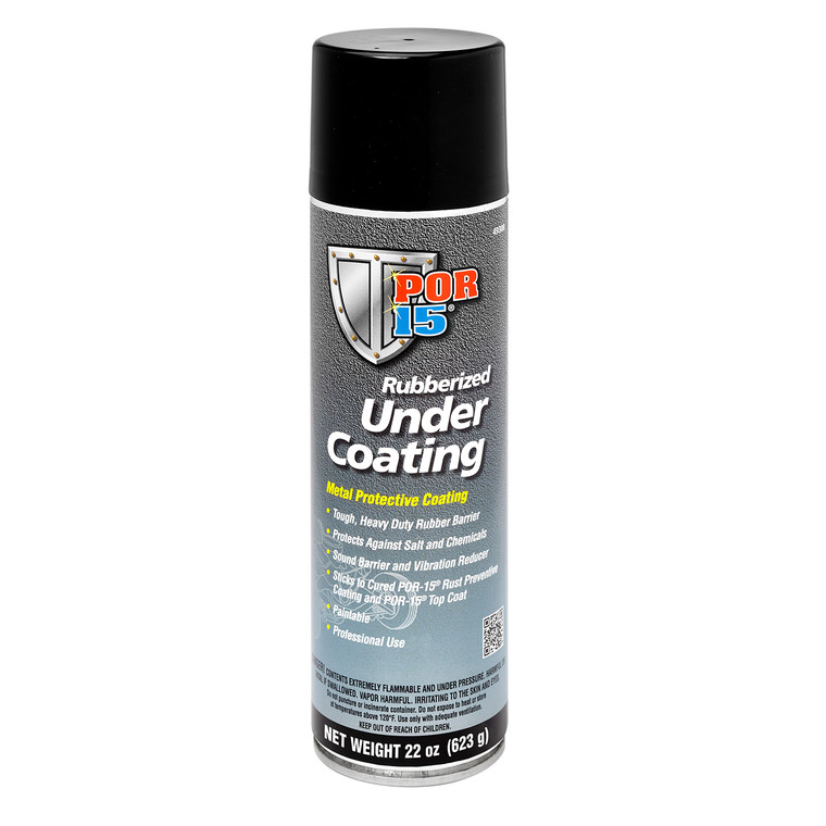 POR 15 Undercoating | Protect Wheel Wells/Quarter Panels/Fenders & Undercarriages | 22oz Aerosol | Sound Barrier & Vibration Reducer