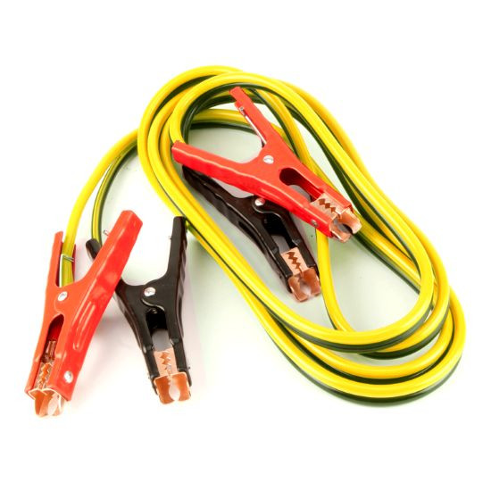 Heavy Duty 250A Battery Jumper Cable for Cars & Trucks | 8 Gauge 12ft Red/Black PVC Coated Clamps