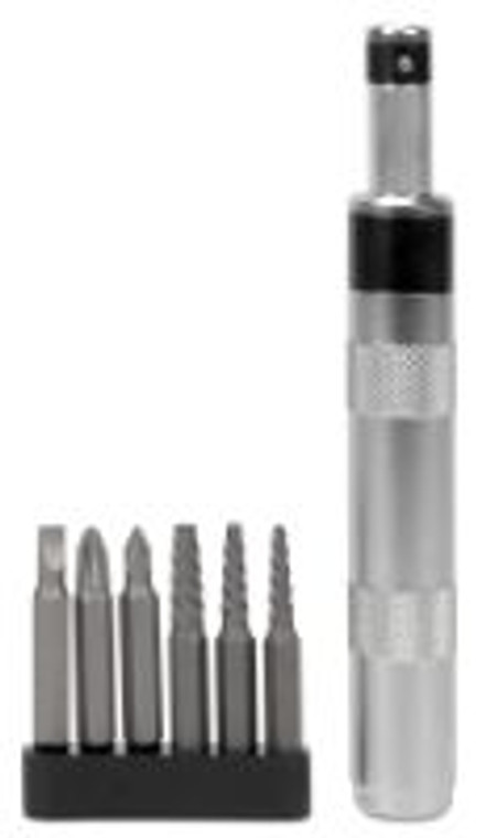 Performance Tool Impact Screwdriver | Removes Firmly Tightened Screws | Slotted/Phillips/Spiral Extractor