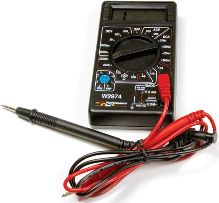 Accurate AC/DC Volt Measurement Multi-Tester | Diode Test,Ohm Test,Digital Display | Low Battery Indicator,90 Day Warranty