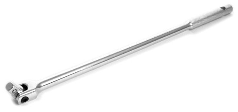 Performance Tool Breaker Bar | 1/2" Drive 18" | Chrome Vanadium Alloy Steel, Swivel Head, Superior Quality