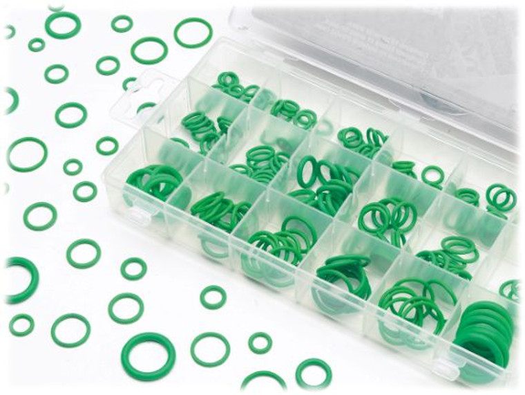 High Performance O-Ring Assortment | 270pc Set with Storage Case | Abrasion Resistant, Chemical & Heat Resistant, Superior Quality